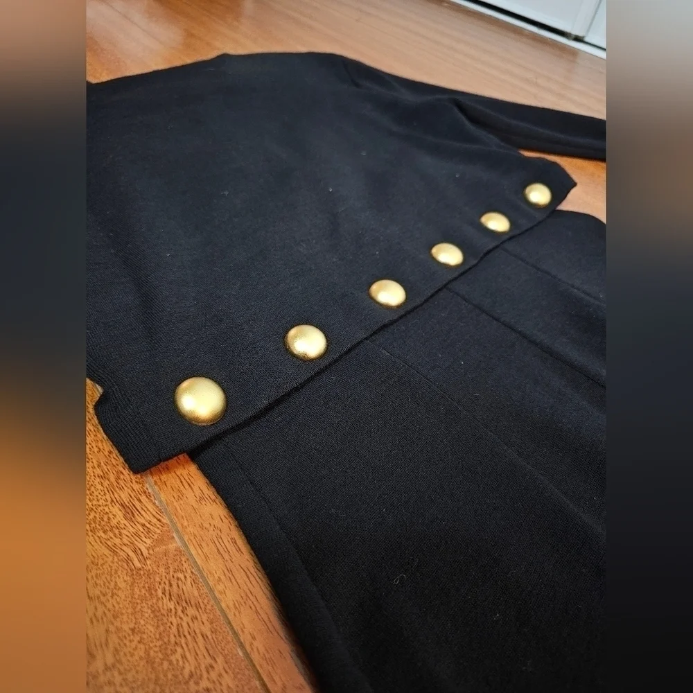 Vintage Authentic ANDREA JOVINE Dress 100% Wool Size M - Picture 16 of 17